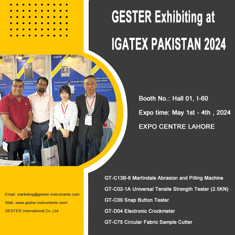 GESTER Exhibiting at IGATEX PAKISTAN 2024