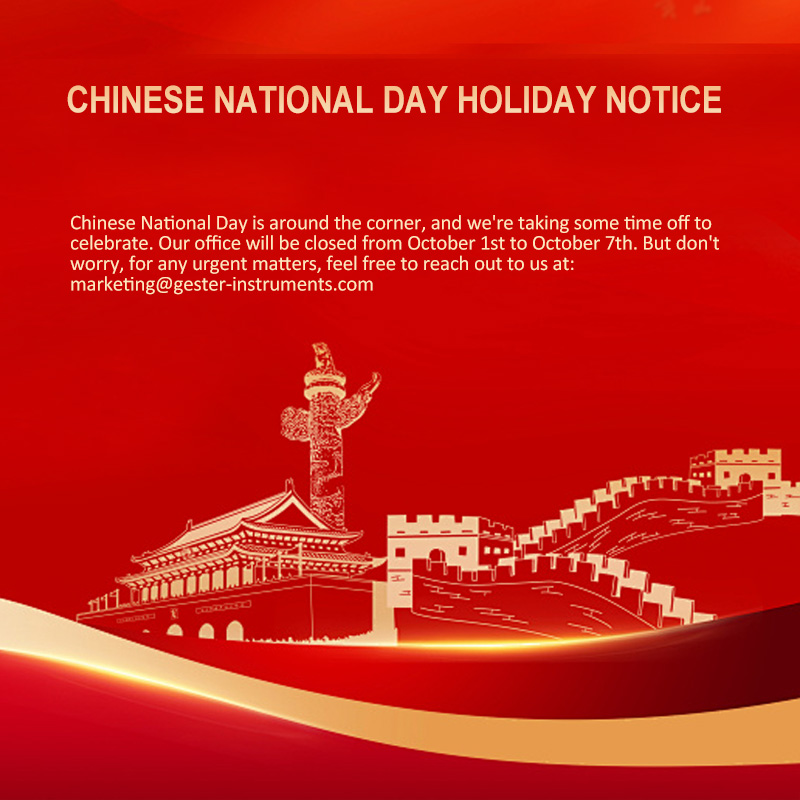 GESTER National Day Holiday Notice